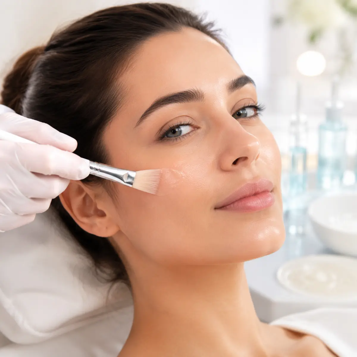Trattamento viso di dermocosmesi professionale