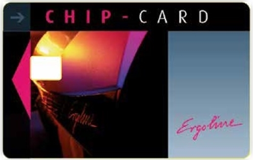 Immagine di Chipcard 4 colori 100 pz